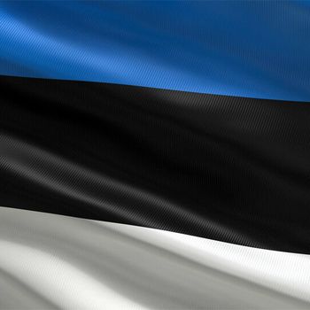 36738 Estonia Flag Pillars